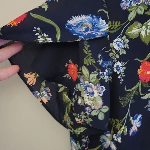 Counterparts size S flowered blouse - Picture 5 of 6